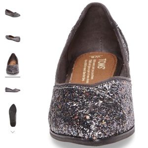 toms pewter party glitter